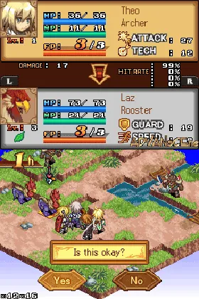 Luminous Arc (USA) screen shot game playing